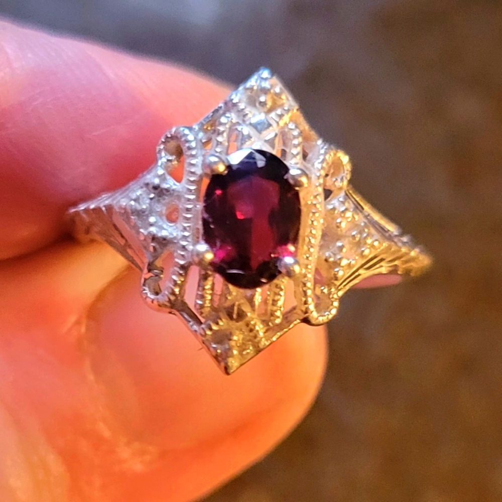 Vintage Avon Sterling Silver Ring